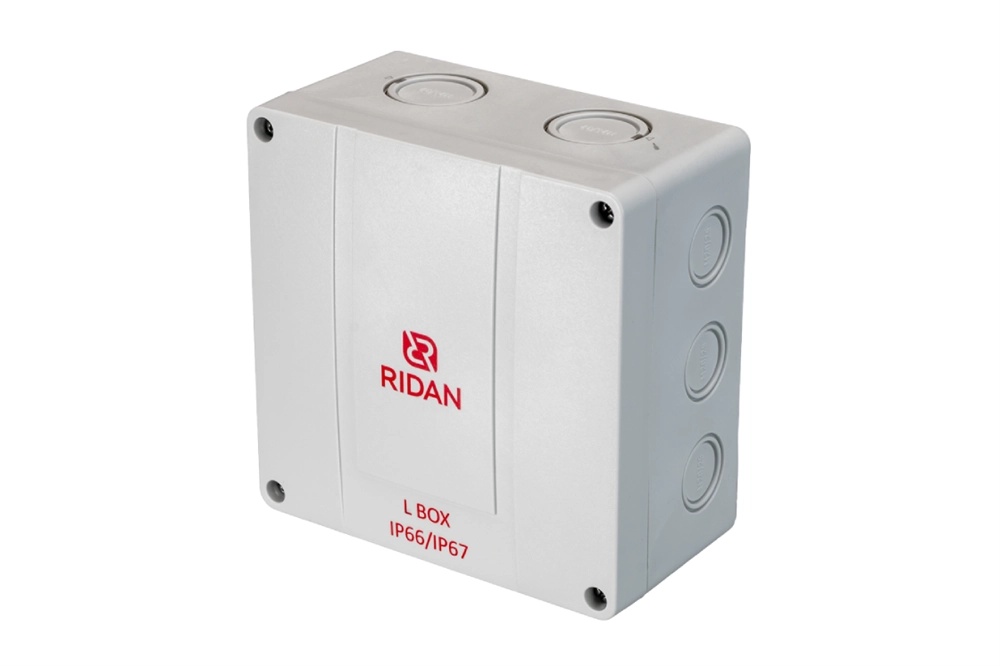 21RT0934R — Коробка распределительная Ridan L BOX (короб), 140х140х79 мм, IP66/IP67, серая 21rt0934r