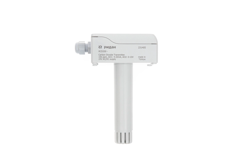 Ридан 097U0030R — Датчик (преобразователь) CO2 канальный RCD200, IP41, выходной сигнал 0-10В, чувствительный элемент NDIR 097u0030r