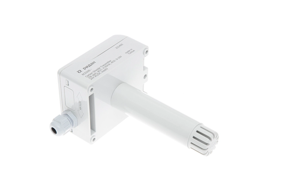 Ридан 097U0030R — Датчик (преобразователь) CO2 канальный RCD200, IP41, выходной сигнал 0-10В, чувствительный элемент NDIR 097u0030r