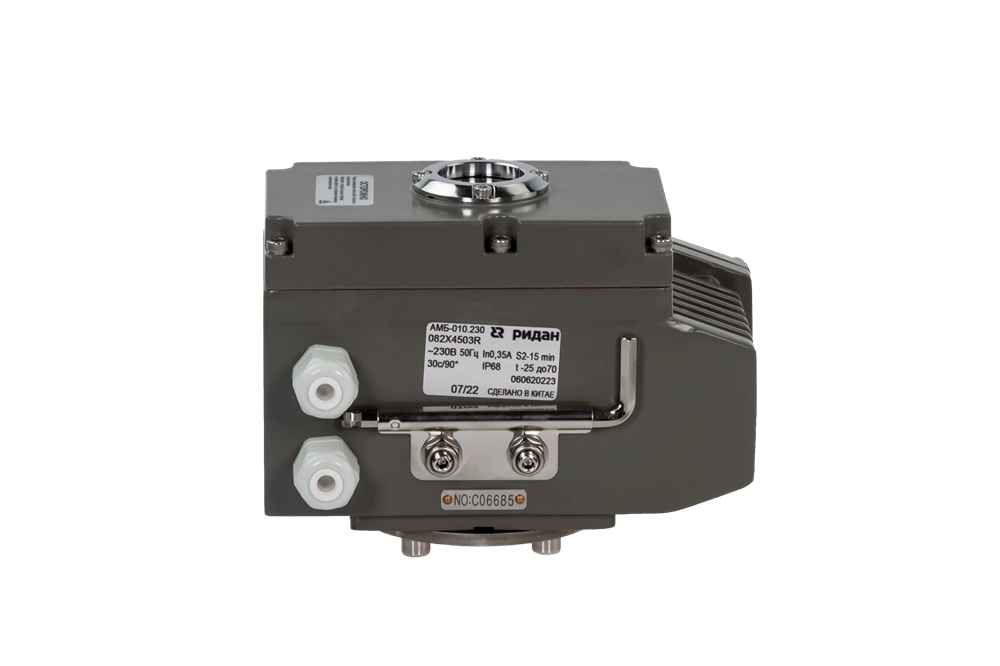 Ридан 082X4560R — Затвор дисковый PN16, DN150, диск — нержавеющая сталь, с электроприводом 24В 082x4560r