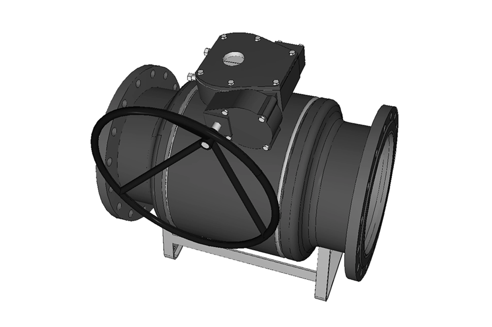 Ридан RJIP Premium (Премиум) 065N0271GR — Кран шаровой FF DN350 PN16 WG (фланцевый, с редуктором, стандартный проход) 065n0271gr