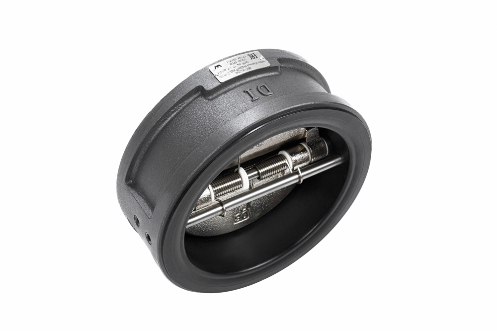 Ридан Затвор обратный 082X4040R — ЗОД PN16, DN400, межфланцевый, двустворчатый, корпус — чугун GGG40 c EPDM покрытием 082x4040r