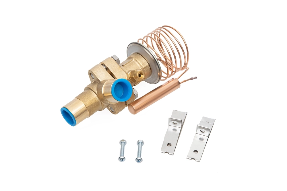Ридан 069B3205R — Клапан терморегулирующий TE12-5, R134a, T кипения -40...10 ℃, угловой, присоединительные патрубки 7/8" 069b3205r