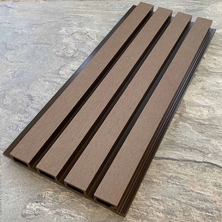 Фасадная реечная панель EasyDecking Вуд-Икс 219х26х3010 Венге Шлифованная LT 26932
