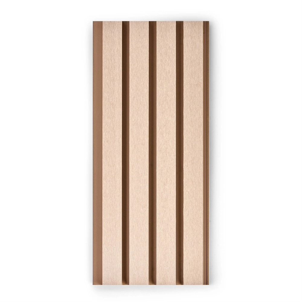 Фасадная реечная панель EasyDecking Вуд-Икс 219х26х3010 Бежевый Шлифованная LT 27471
