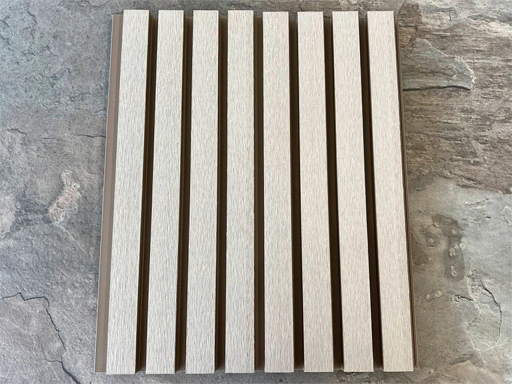 Фасадная реечная панель EasyDecking Вуд-Икс 219х26х3010 Бежевый Шлифованная LT 27471