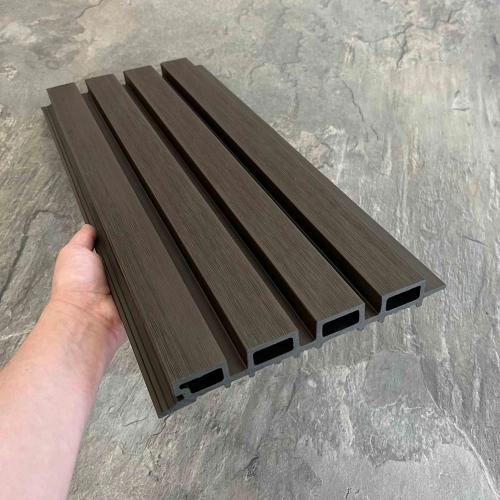 Фасадная реечная панель EasyDecking Ко-Экструзия 219х26х4010 Каштан LT 33574