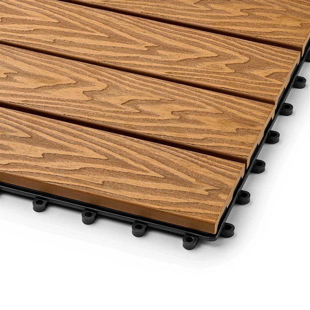 Садовая плитка EasyDecking 300х300х21 Дуб (в 1 уп. - 11 шт., 1 м2) LT 33599
