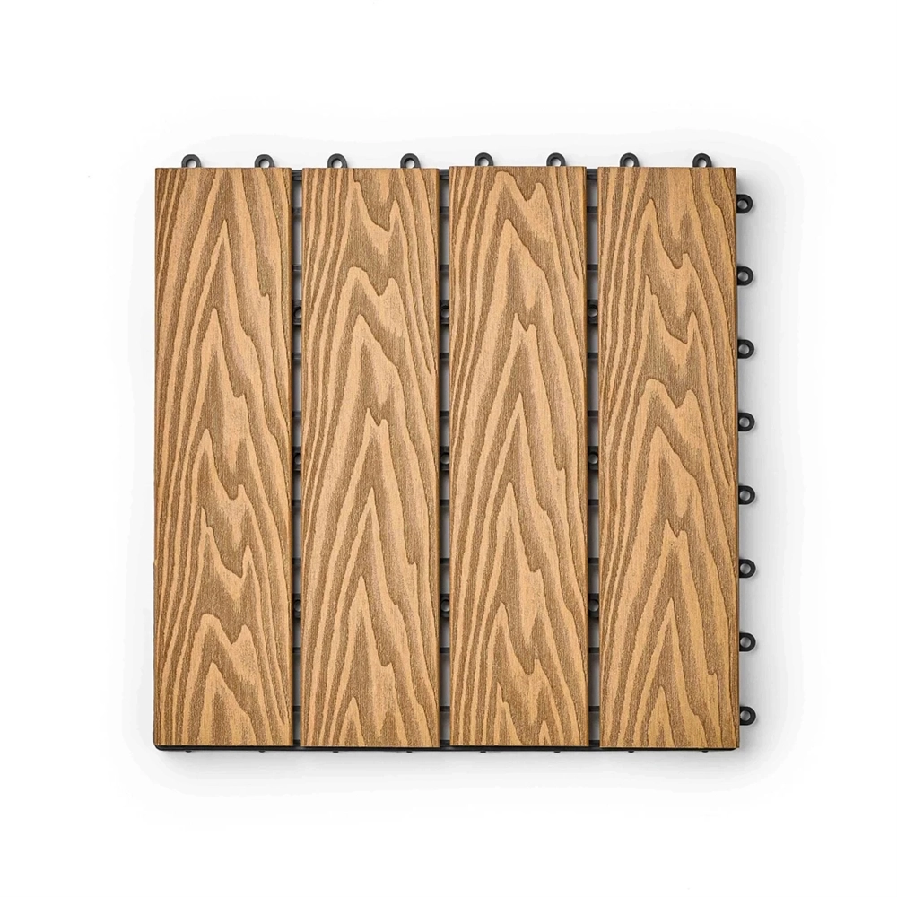 Садовая плитка EasyDecking 300х300х21 Дуб (в 1 уп. - 11 шт., 1 м2) LT 33599