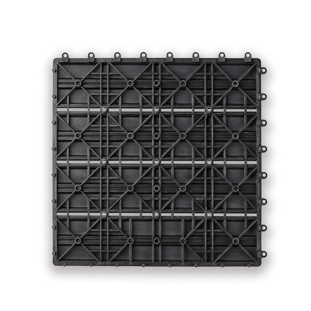 Садовая плитка EasyDecking 300х300х21 Черное дерево (в 1 уп. - 11 шт., 1 м2) LT 33841