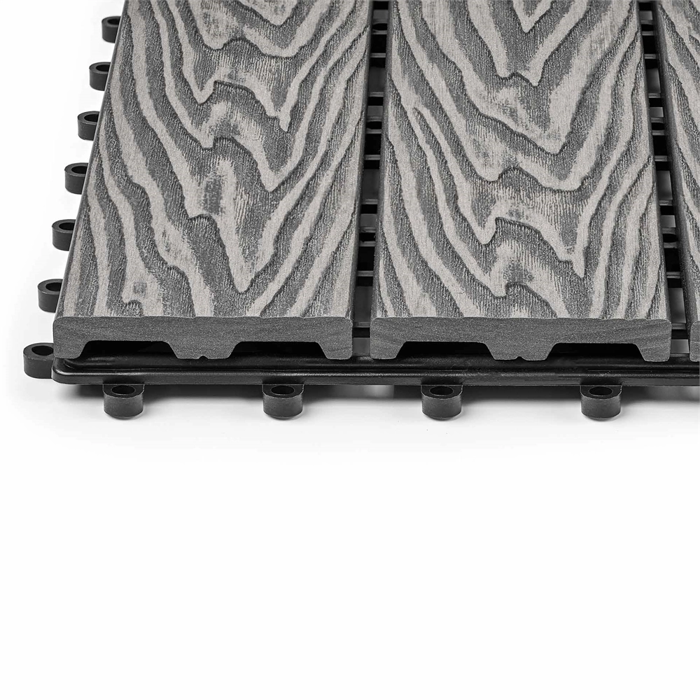 Садовая плитка EasyDecking 300х300х21 Серый (в 1 уп. - 11 шт., 1 м2) LT 33842