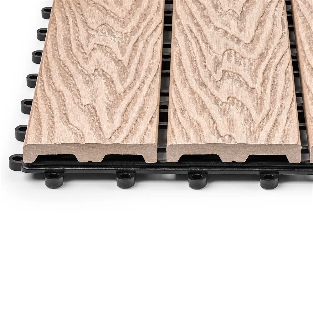 Садовая плитка EasyDecking 300х300х21 Бежевый (в 1 уп. - 11 шт., 1 м2) LT 33843