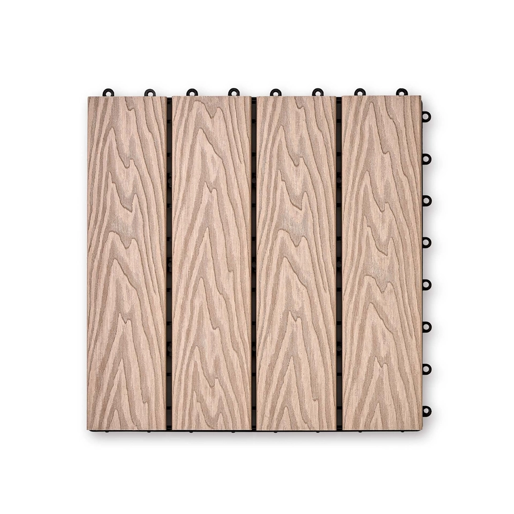 Садовая плитка EasyDecking 300х300х21 Бежевый (в 1 уп. - 11 шт., 1 м2) LT 33843