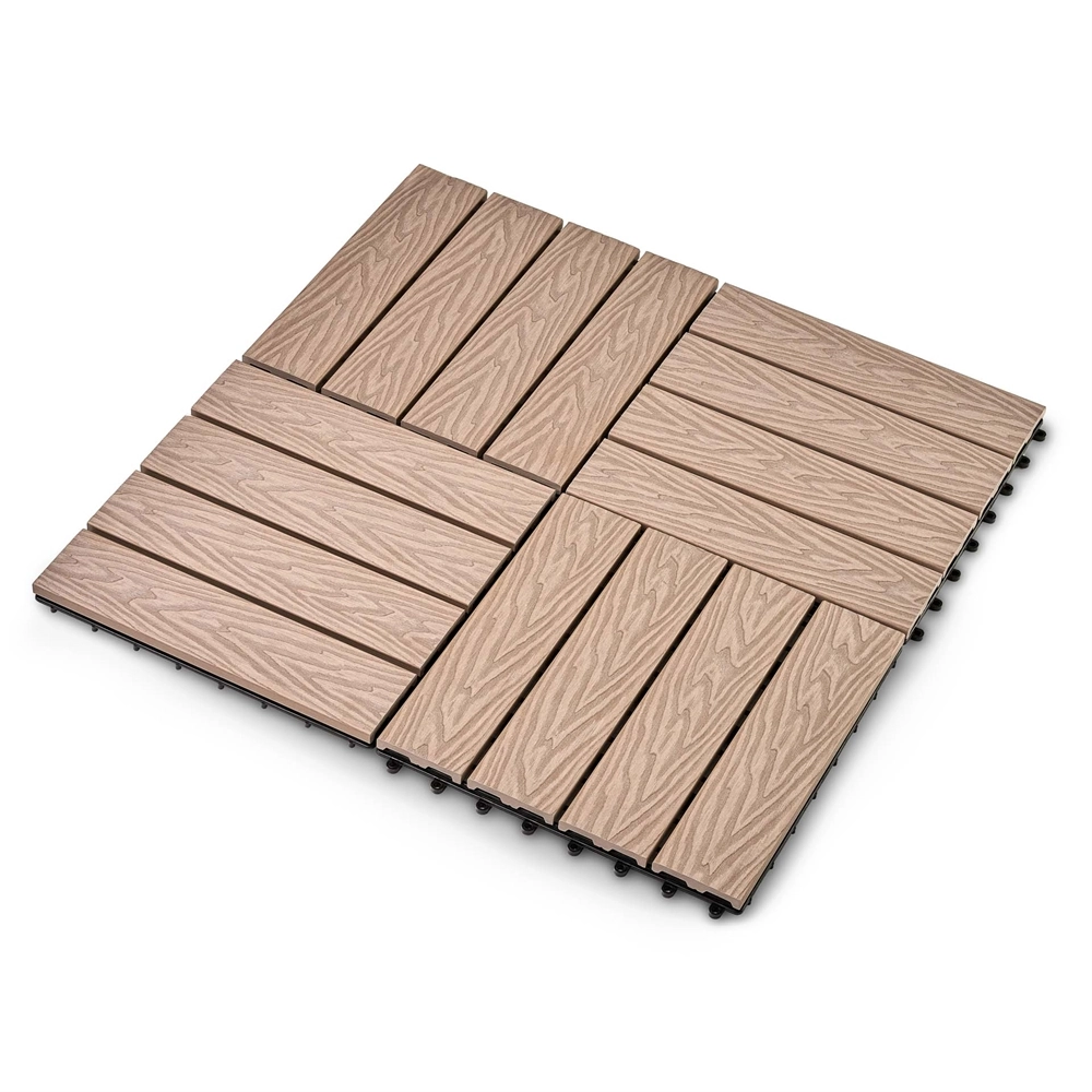Садовая плитка EasyDecking 300х300х21 Бежевый (в 1 уп. - 11 шт., 1 м2) LT 33843