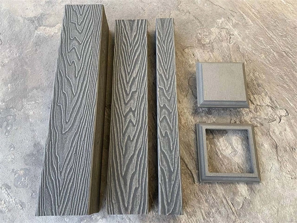 Перила EasyDecking Вуд-Икс 90х45х3010 Серый LT 27113