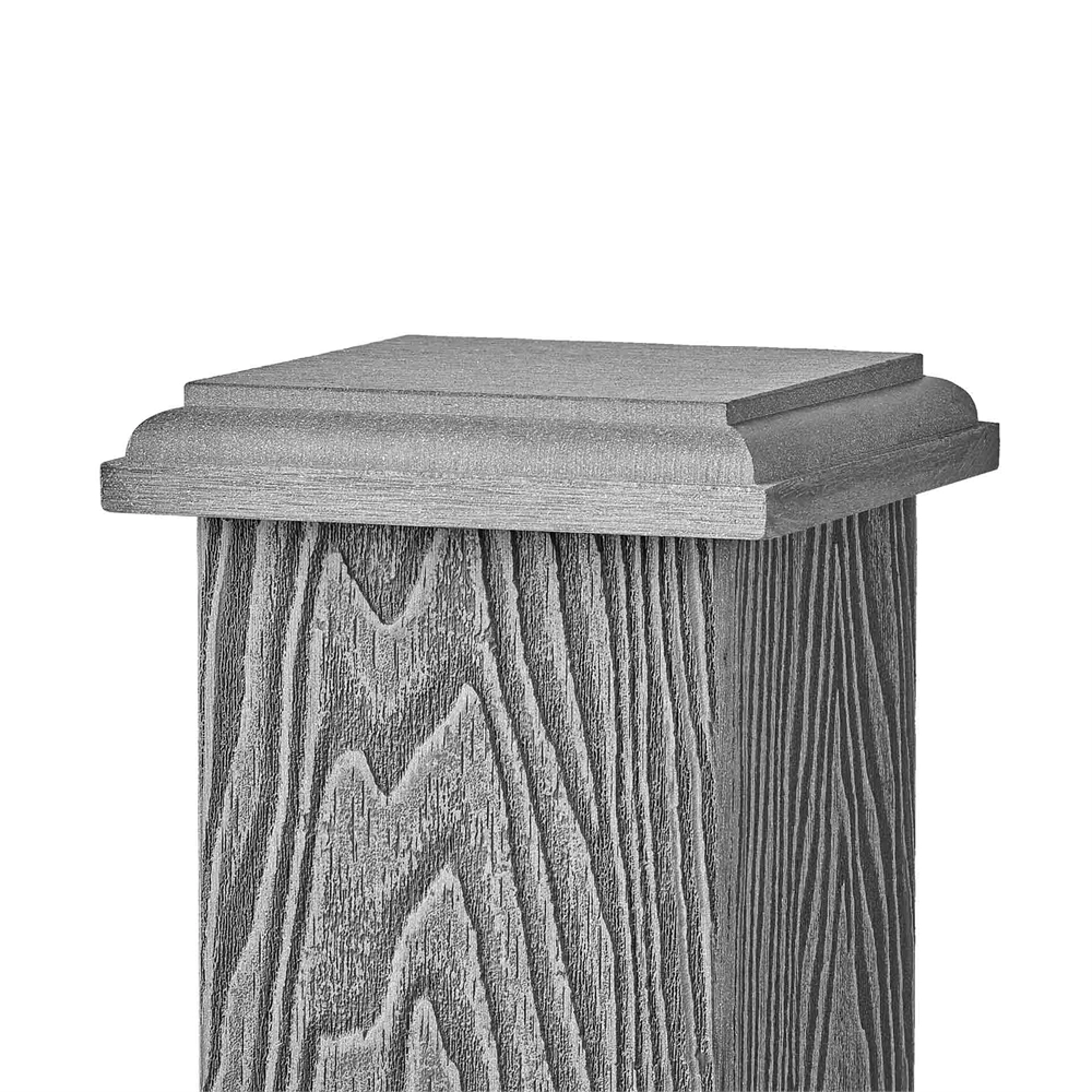 Крышка столба EasyDecking Вуд-Икс 125х125 Серый LT 27122