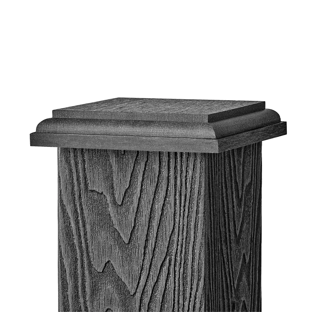 Крышка столба EasyDecking Вуд-Икс 125х125 Черное дерево LT 27123