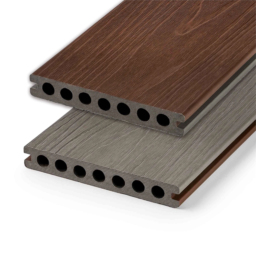 Доска для террас и фасадов EasyDecking Ко-Экструзия 145х21х3010 Каштан / Старый амбар LT 25843