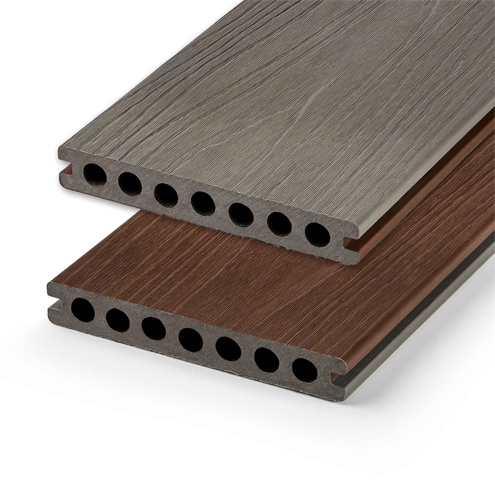 Доска для террас и фасадов EasyDecking Ко-Экструзия 145х21х3010 Каштан / Старый амбар LT 25843