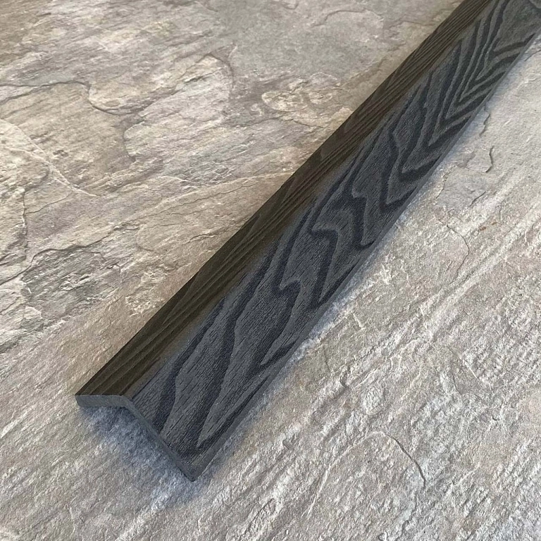 Угол EasyDecking Вуд-Икс 50х50х3010 Черное дерево 3Д LT 26962