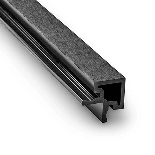 Угол для реечной панели EasyDecking Вуд-Икс 50х50х3010 Черное дерево LT 33609