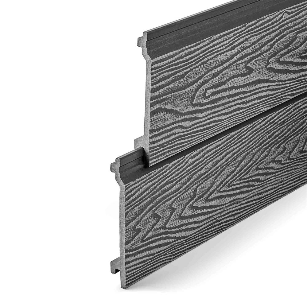 Фасадная панель EasyDecking Вуд-Икс 156х21х3010 Серый 3Д LT 27003
