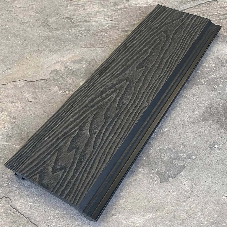 Фасадная панель EasyDecking Вуд-Икс 156х21х3010 Черное дерево 3Д LT 27004