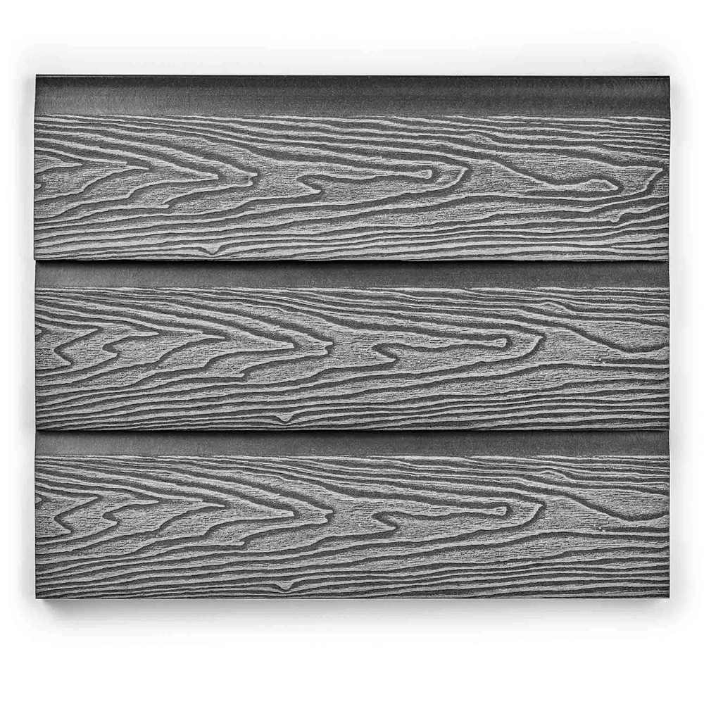 Заборная панель шип-паз EasyDecking Вуд-Икс 146х20х2210 Серый 3Д LT 26965