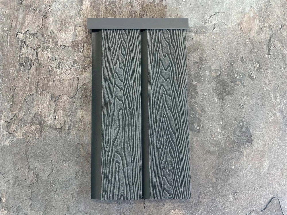 Заборная панель шип-паз EasyDecking Вуд-Икс 146х20х2210 Серый 3Д LT 26965