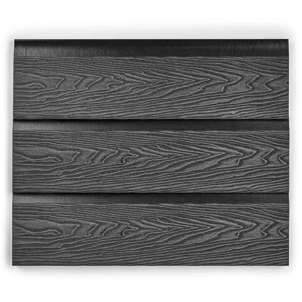 Заборная панель шип-паз EasyDecking Вуд-Икс 146х20х2210 Черное дерево 3Д LT 26966