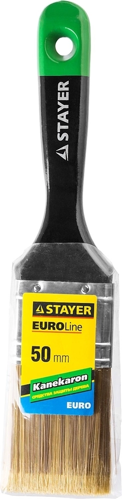 STAYER  UNIVERSAL-ARTEX, 50 мм, 2″, искусственная щетина, деревянная ручка, для высокотекучих ЛКМ, плоская кисть (0106-050) 0106-050