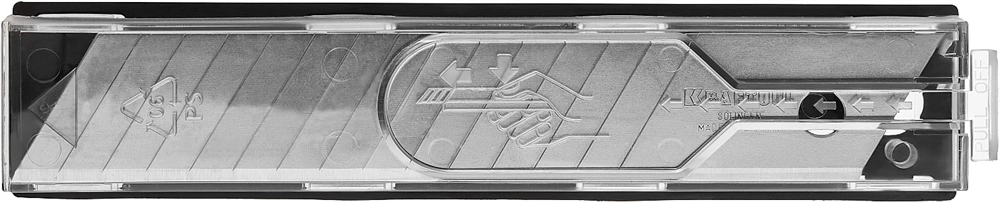 KRAFTOOL  18 мм, 5 шт, сегментированные лезвия (09606-18-S5) 09606-18-S5_z02