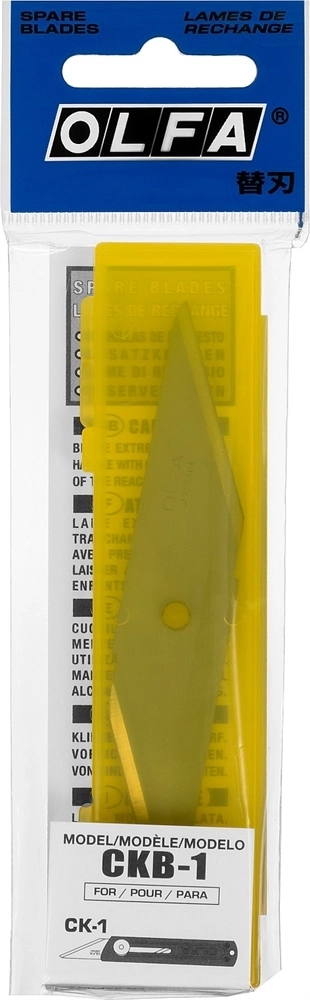 OLFA  18 мм, 2 шт, лезвия для ножа OL-CK-1 (OL-CKB-1) OL-CKB-1