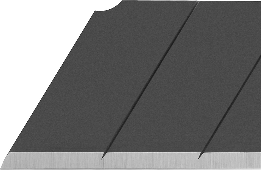 OLFA  EXCEL BLACK, 25 х 126 х 0.7 мм, 5 шт, сегментированные лезвия (OL-HBB-5B) OL-HBB-5B
