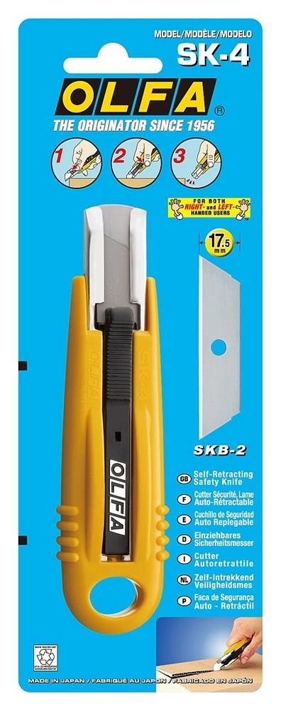 OLFA  17.5 мм, с выдвижным лезвием, нож (OL-SK-4) OL-SK-4