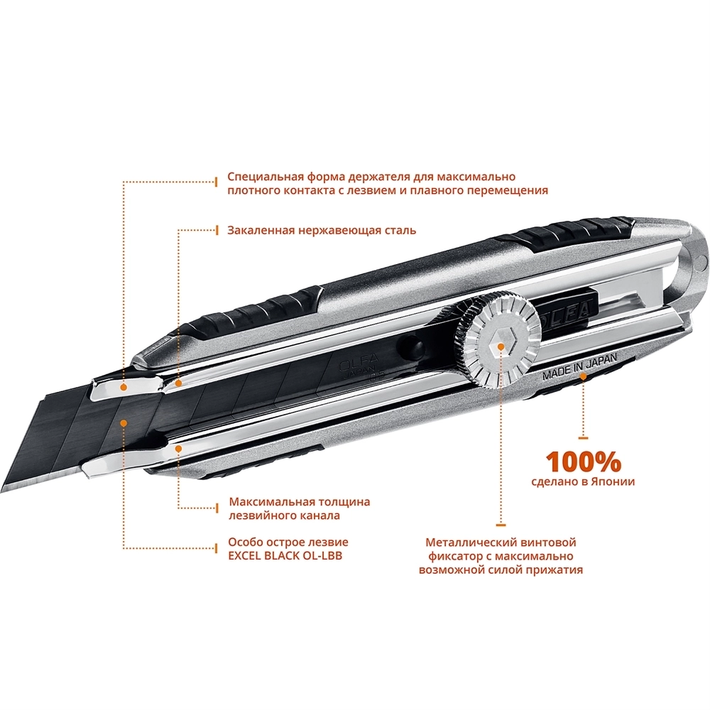 OLFA  X-design, 18 мм, нож (OL-MXP-L) OL-MXP-L