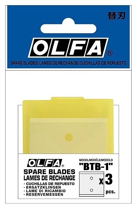 OLFA  лезвия для скребка BTC-1/DX, Hobby Craft Models (OL-BTB-1) OL-BTB-1