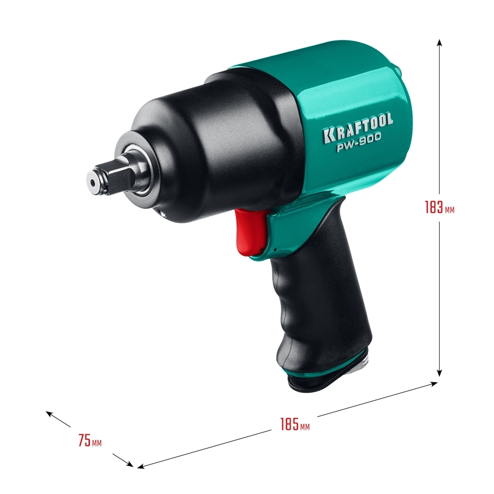 KRAFTOOL  PW-900, 1/2″, 880 Н·м, ударный пневматический гайковерт (64210) 64210