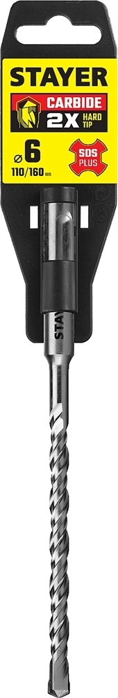 STAYER  6 x 160 мм, SDS-plus бур, Professional (2930-160-06) 2930-160-06_z02