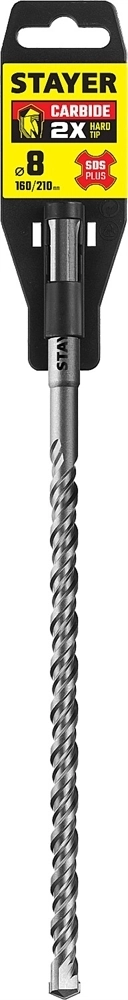 STAYER  8 x 210 мм, SDS-plus бур, Professional (2930-210-08) 2930-210-08_z02