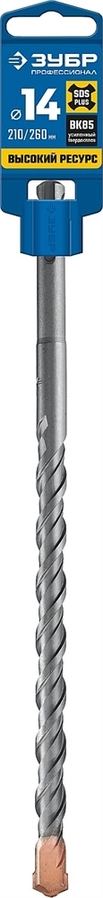 ЗУБР  14 x 260 мм, SDS-plus бур, Профессионал (29314-260-14) 29314-260-14_z02