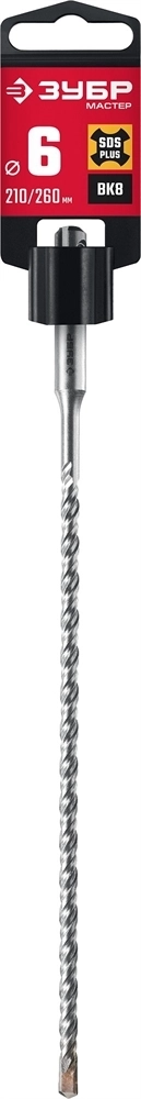 ЗУБР  6 x 260 мм, SDS-plus бур (29315-260-06) 29315-260-06