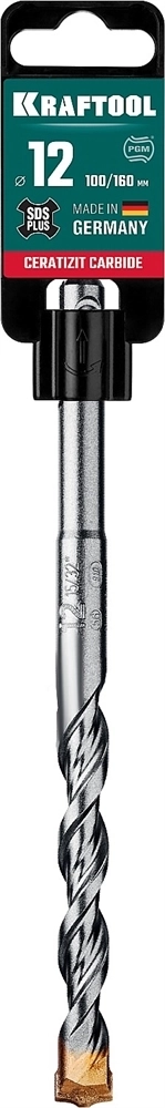 KRAFTOOL  Cerazit Carbide, 12 х 160 мм, SDS-plus бур (29320-160-12) 29320-160-12_z02
