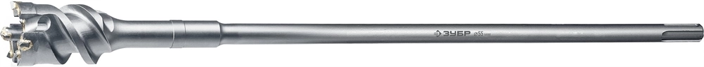 ЗУБР  55 х 500/600 мм, SDS-max проломной бур, Профессионал (29330-55-600) 29330-55-600