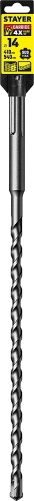 STAYER  Hercules-4Х, 14 x 410/540 мм, SDS-max бур, Professional (29370-410-14) 29370-410-14