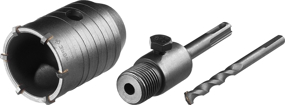 ЗУБР  60 мм, SDS - Plus, 6Т, коронка по бетону с державкой (29211-50) 29211-50