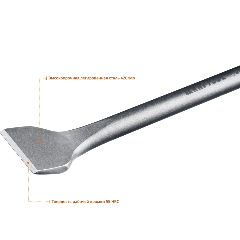 KRAFTOOL  Alligator, 50 х 400 мм, SDS-max, пикообразное зубило (29333-50-300) 29333-50-300_z01