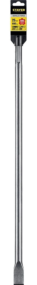 STAYER  Gorilla Force, 25 x 600 мм, SDS-max, пикообразное зубило, Professional (29392-25-600) 29392-25-600