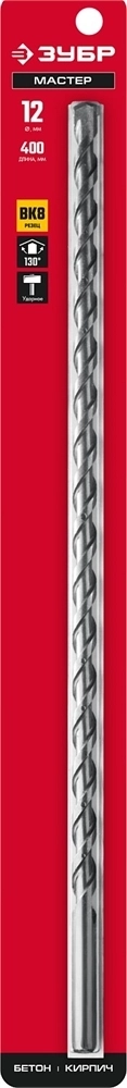 ЗУБР  12 x 400 мм, сверло по бетону (2922-400-12) 2922-400-12