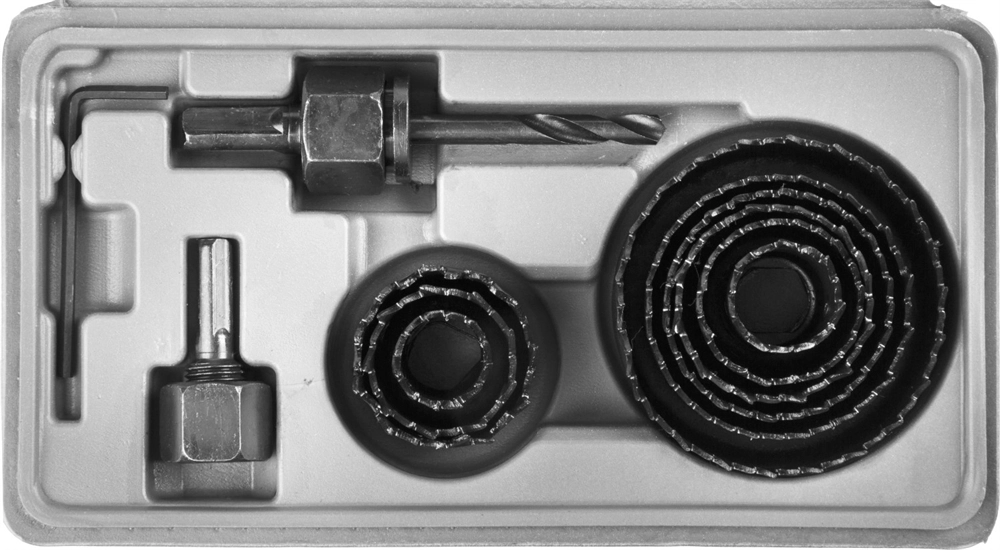 STAYER  Maxcut, 9 шт, 19-64 мм, набор кольцевых коронок по дереву (29600-H11) 29600-H11